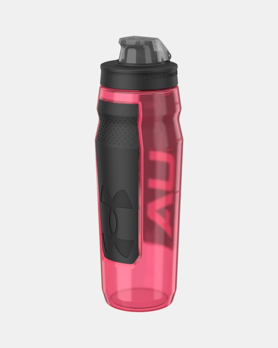 UA Playmaker Squeeze 32 oz. Water Bottle in Red image number 1